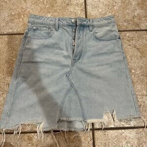 Free people denim skirt